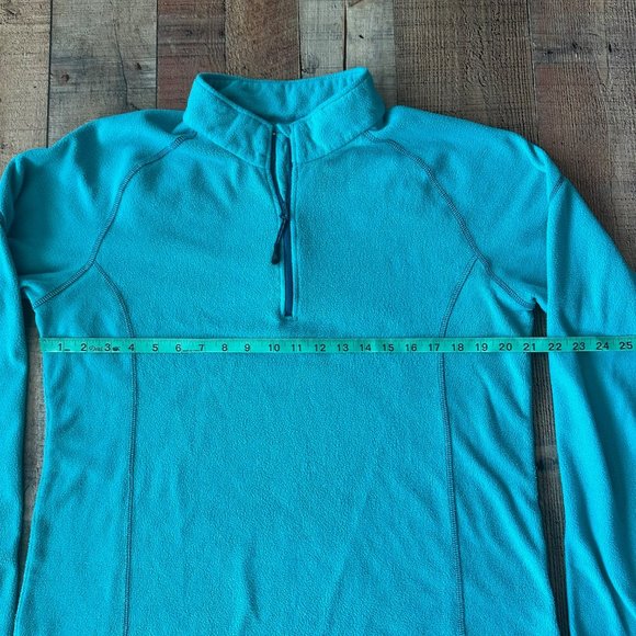 Magellan Outdoors Womens Turquoise Fleece Pullover Half-Zip XL - Picture 5 of 7